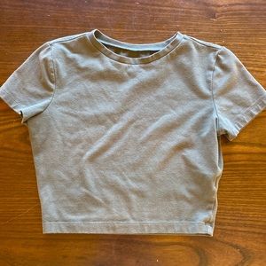 Dark green crop top teens/kids (x-small) great condition